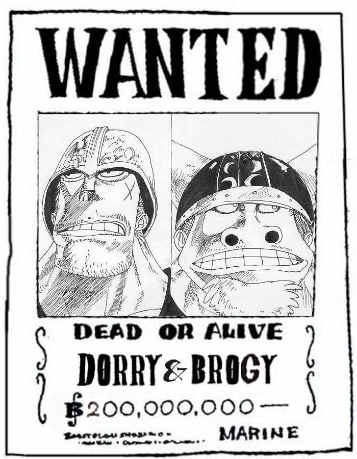 Otaku Gallery  / . / Anime e Manga / One Piece / Wanted / Wanted BeN / Dorry_Brogy.jpg